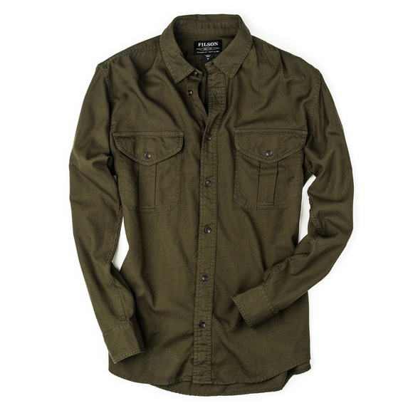 Filson Other - Filson Alaskan Guide Shirt 11010743 Brunswick Green Lightweight Cotton Medium